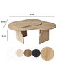 Hanah Home Mesa de Centro Melted - Sapphire Oak